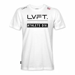LVFT Athlete Division Tee - White TOPS