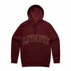 LVFT Letterman Hoodie - Maroon OUTERWEAR