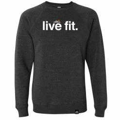LVFT Explore Crewneck - Carbon TOPS