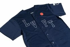 LVFT Game Day Baseball Jersey - Navy TOPS