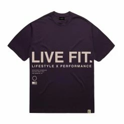 Live Fit. Apparel Urban Pump Tee - Maroon