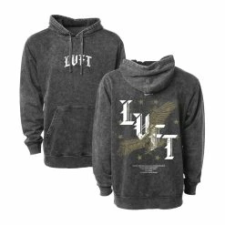 LVFT Honor Hoodie - Vintage Black TOPS