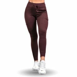 Deals Live Fit. Apparel Store 14 LVFT Hybrid Cargo Leggings - Burgundy BOTTOMS