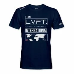 Deals Live Fit. Apparel Store 24 Live Fit. Apparel International Tee - Navy T-Shirts