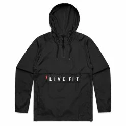Live Fit. Apparel OUTERWEAR Impact Anorak Jacket - Black