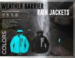 LVFT OUTERWEAR Ladies Weatherproof Jacket - Black/White