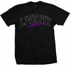 Live Fit Apparel Viper City Tee - Black/Purple
