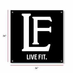 LVFT LF Classic Banner - Black/White